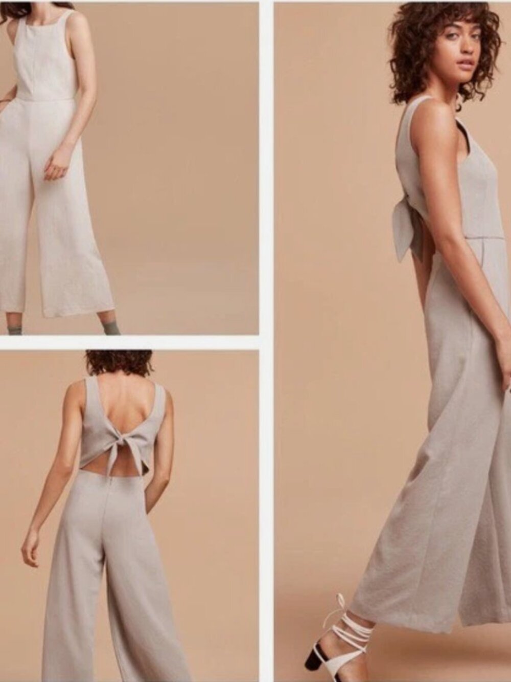 Wilfred Écoulement Jumpsuit Grey Size 4